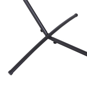 SUPPORTO STRUTTURA PORTANTE PER AMACA MAX 150 KG 280 X 120 X 110 CM NERO