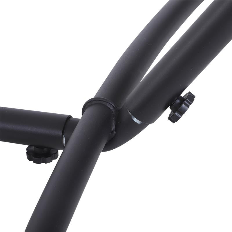 SUPPORTO STRUTTURA PORTANTE PER AMACA MAX 150 KG 280 X 120 X 110 CM NERO