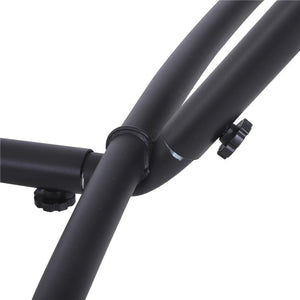 SUPPORTO STRUTTURA PORTANTE PER AMACA MAX 150 KG 280 X 120 X 110 CM NERO