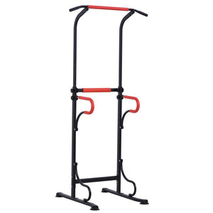 BARRA PER TRAZIONI MULTIFUNZIONE REGOLABILE 171 - 219 CM NERO ROSSO