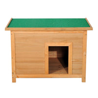 CUCCIA PER CANI IMPERMEABILE DA ESTERNO IN LEGNO DI ABETE 85X58X58CM