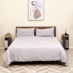 SET 2 COMODINI MODERNI CON RIPIANO APERTO 27X25X60CM OLORE GRIGIO