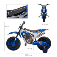 MOTO DA CROSS ELETTRICA PER BAMBINI DA 3-5 ANNI BLU