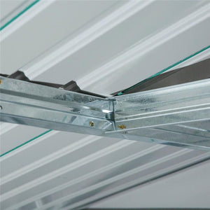 CASETTA DA GIARDINO CON 2 PORTE SCORREVOLI E IN ACCIAIO 340 X 386 X200CM VERDE