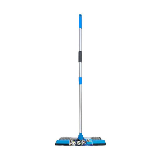 TERGIVETRO CON MANICO IN ALLUMINIO TELESCOPICO DA 59/96 CM SPUGNA INCORPORATA PULITO ASSICURATO IN PLASTICA COLORI ASSORTITI OKX