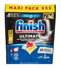 FINISH POWERBALL ULTIMATE PULIZA E BRILLANTEZZA PROFONDA PER LAVASTOVIGLIE FRAGRANZA LIMONE 53 CAPSULE