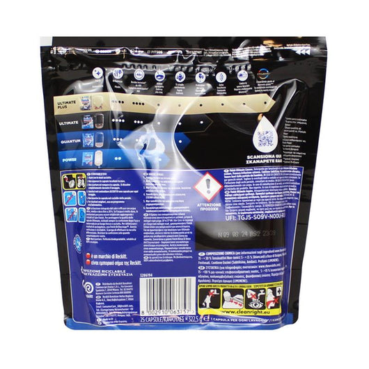 FINISH POWERBALL ULTIMATE PULIZIA E BRILLANTEZZA PROFONDA CONTRO I RESIDUI INCROSTATI DA 48H 25 CAPSULE FRAGRANZA LIMONE