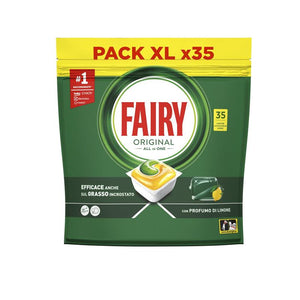 FAIRY TABS ORIGINAL ALL IN ONE 35PZ CON PROFUMO DI LIMONE