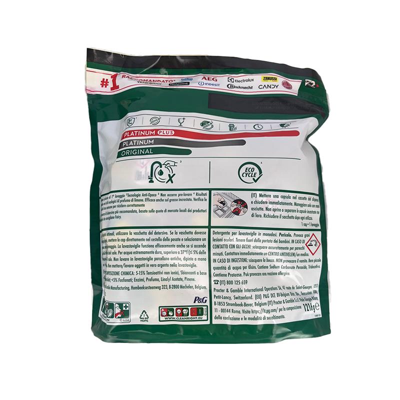 FAIRY TABS ORIGINAL EFFICACE ANCHE SUL GRASSO INCROSTATO CON PROFUMO DI LIMONE 90 CAPSULE PER LAVASTOVIGLIE