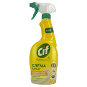 CIF GREENACTIVE CREMA SPRAY SGRASSATORE ULTRA POTENTE FACILE DA RISCIACQUARE FRAGRANZA LIMONE 650 ML