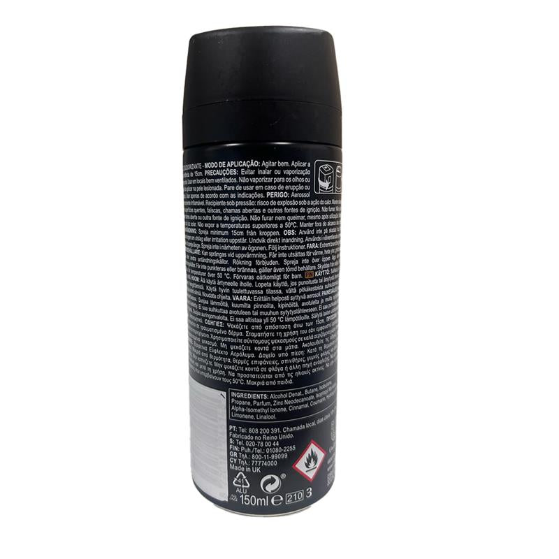 AXE DEODORANTE SPRAY LEATHER AND COOKIES 48H DI FRESCHEZZA 150 ML