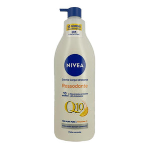 NIVEA CREMA LATTE RASSODANTE 48H DI IDRATAZIONE CON Q10+VITAMINA C PELLE PIÙ TONICA ED ELASTICA PER PELLE NORMALE 400 ML