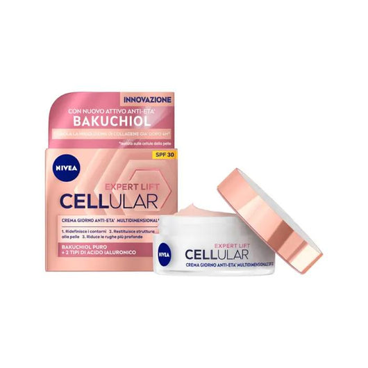 NIVEA CREMA VISO GIORNO EXPERT LIFT RIDEFINISCE I CONTORNI RIDUCE LE RUGHE PIÙ PROFONDE RESTITUISCE STRUTTURA ALLA PELLE 50 ML