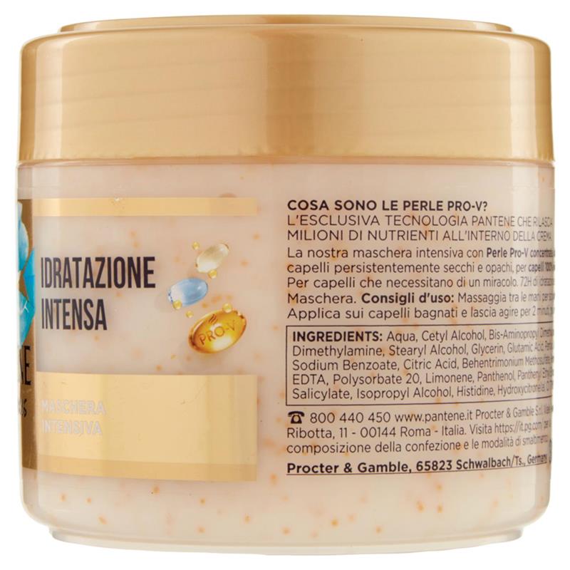 PANTENE PRO.V MIRACLES MASCHERA INTENSIVA PER CAPELLI 100% PIÙ MORBIDI E IDRATATI IN PROFONDITÀ 300 ML