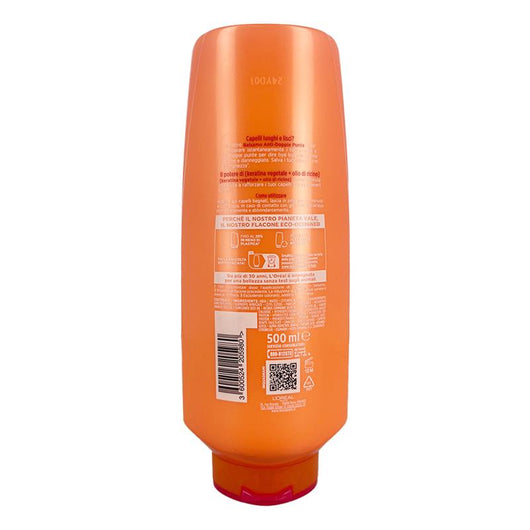 L'OREAL PARIS ELVIVE BALSAMO ANTI DOPPIE-PUNTE CON KERATINA VEGETALE E OLIO DI RICINO PER CAPELLI LUNGHI E LISCI 500 ML