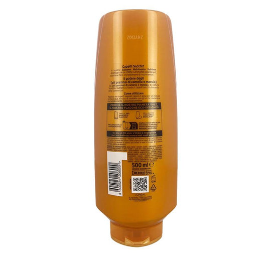 L'ORÉAL PARIS ELVIVE BALSAMO NEW EXT OIL CLASSICO NUTRIMENTO SUBLIME 8 SETTIMANE DI NUTRIMENTO CON OLIO DI CAMELIA E MARULA PER CAPELLI SECCHI 500 ML