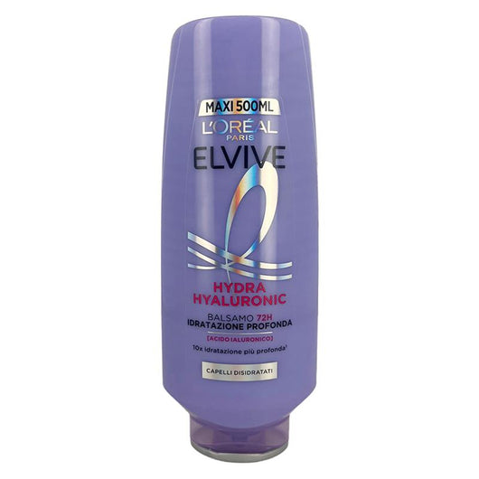 L'ORÉAL PARIS ELVIVE SHAMPOO HYDRA HYALURONIC 72H IDRATAZIONE PROFONDA CON ACIDO IALURONICO PER CAPELLI DISIDRATATI 500 ML