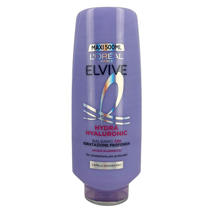 L'ORÉAL PARIS ELVIVE SHAMPOO HYDRA HYALURONIC 72H IDRATAZIONE PROFONDA CON ACIDO IALURONICO PER CAPELLI DISIDRATATI 500 ML