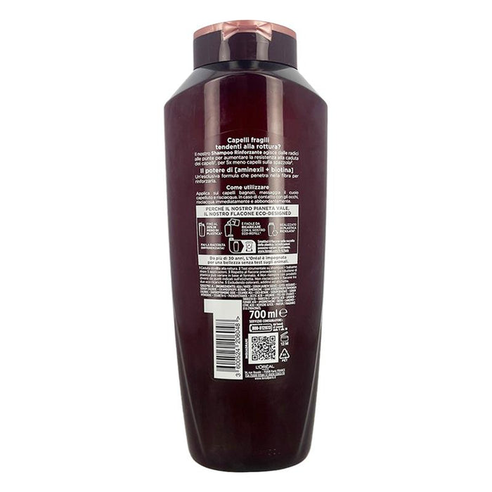 L'OREAL PARIS ELVIVE FULL RESIST HAMPOO RINFORZANTE MENO CAPELLI SULLA SPAZZOLA CON AMINEXIL E BIOTINA PER CAPELLI FRAGILI TENDENTI ALLA ROTTURA 700 ML