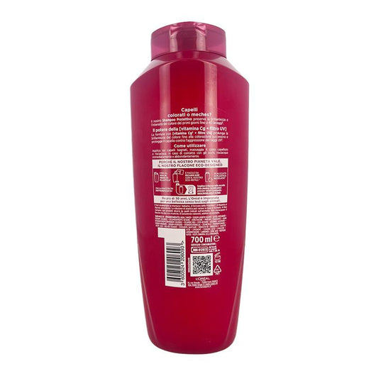 L'ORÉAL PARIS ELVIVE COLOR SHAMPOO PER CAPELLI COLORATI O MECHES COLORE INTENSO A LUNGO CON VITAMINA CG E FILTRO UV 700 ML