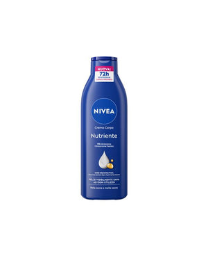 NIVEA CREMA CORPO NUTRIENTE 72H IDRATAZIONE CLINICAMENTE TESTATO OLIO DI MANDORLA E SIERO NUTRIMENTO INTENSO 250 ML