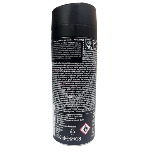 AXE DEODORANTE 48H DI FRESCHEZZA NO STOP CON OLI ESSENZIALI SPRAY PER IL CORPO CON BERGAMOTTO E PEPE ROSA 150 ML