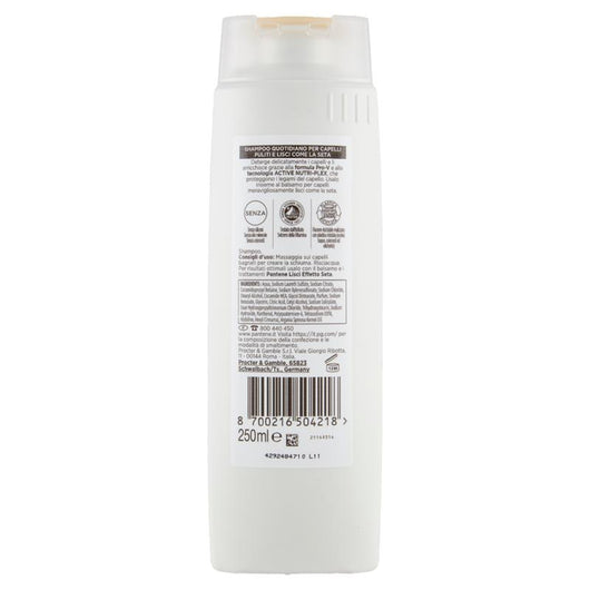 PANTENE PRO-V ACTIVE NUTRI-PLEX SHAMPOO LISCI EFFETTO SETA PER CAPELLI OPACHI E CRESPI 250 ML