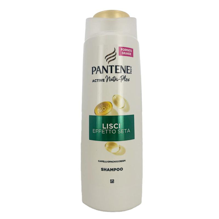 PANTENE PRO-V ACTIVE NUTRI-PLEX SHAMPOO LISCI EFFETTO SETA PER CAPELLI OPACHI E CRESPI FORMATO GRANDE 500 ML