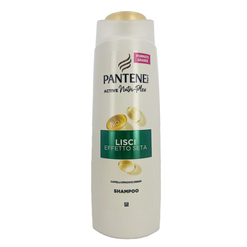 PANTENE PRO-V ACTIVE NUTRI-PLEX SHAMPOO LISCI EFFETTO SETA PER CAPELLI OPACHI E CRESPI FORMATO GRANDE 500 ML