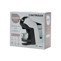 MACCHINA CAFFÈ CON ADATTATORE PER CIALDE E CAPSULE COLORE BIANCO OKX