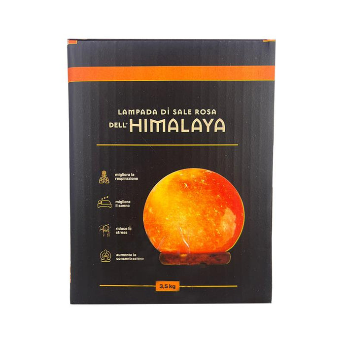 LAMPADA DI SALE ROSA DELL'HIMALAYA CON INTENSITÀ DI LUCE REGOLABILE AEIA SANA RIDUCE L'UMIDITÀ MIGLIORA IL SONNO 15X17H CM OKX
