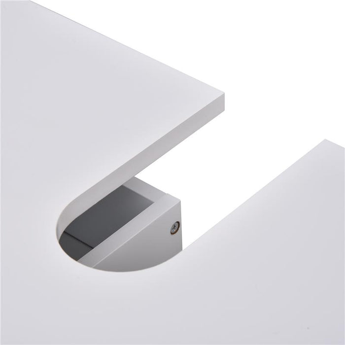 MOBILETTO SOTTOLAVABO E COPRICOLONNA  PER IL BAGNO 67X36X52 CM IN LEGNO BIANCO