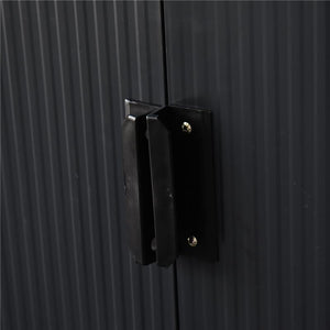 CAPANNO CASETTA ATTREZZI DA GIARDINO IN ACCIAIO CON PORTE SCORREVOLI