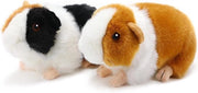 Cavia Pluche di Ricreazione - Cavia Realistico di Ricreazione - Cavia di Peluche - Decorazione per Bambini - Set di 2 pezzi