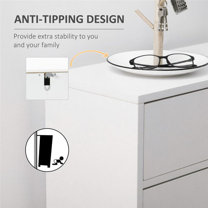 MOBILE SCARPIERA MODERNO PER 12 PAIA DI SCARPE CON 2 ANTE A RIBALTA E CASSETTO