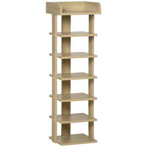 MOBILE SCARPIERA PER INGRESSO IN LEGNO, CON RIPIANO PORTA OGGETTI ROVERE