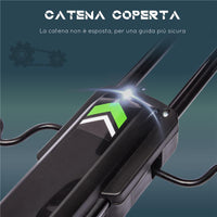 GO KART A PEDALI PER BAMBINI 5-12 ANNI IN PLASTICA E METALLO CON SEDILE REGOLABILE E FRENO A MANO, 121X58X61 CM