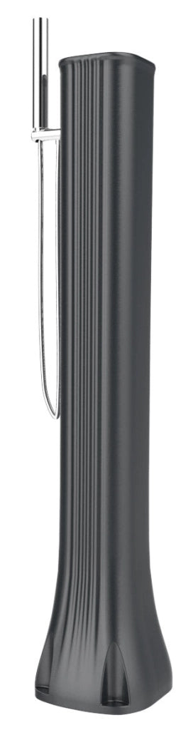 Mini Doccia Solare da Giardino Lavapiedi Miscelatore e Doccetta Mobile Arkema Happy Go Grigio Antracite
