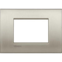 Living Light - Placca 3P Titanio spazzolato - LNC4803TIS