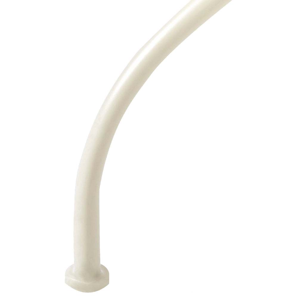 Tavolo da balcone per esterni in metallo bianco con mosaico 60 cm stile vintage