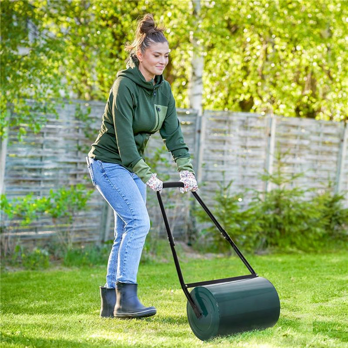 RULLO DA GIARDINO PROFESSIONALE IN METALLO 102 X 50 X 30 CM