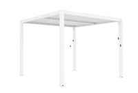 PERGOLA BIOCLIMATICA 4 X 4 IN ALLUMINIO COLORE BIANCO