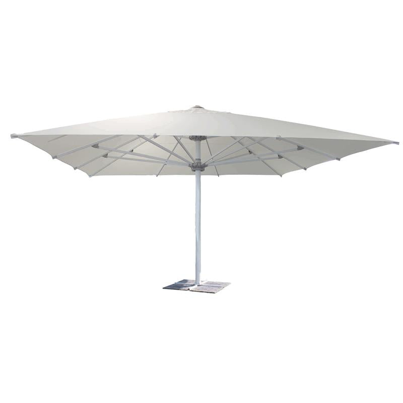 OMBRELLONE GIOVE IN COLORE BIANCO 5 X 5 MT