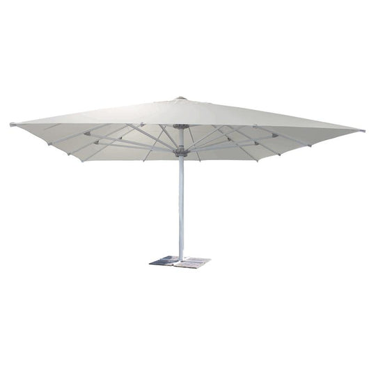 OMBRELLONE GIOVE IN COLORE BIANCO 5 X 5 MT