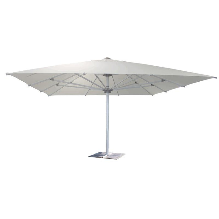 OMBRELLONE GIOVE IN COLORE BIANCO 5 X 5 MT