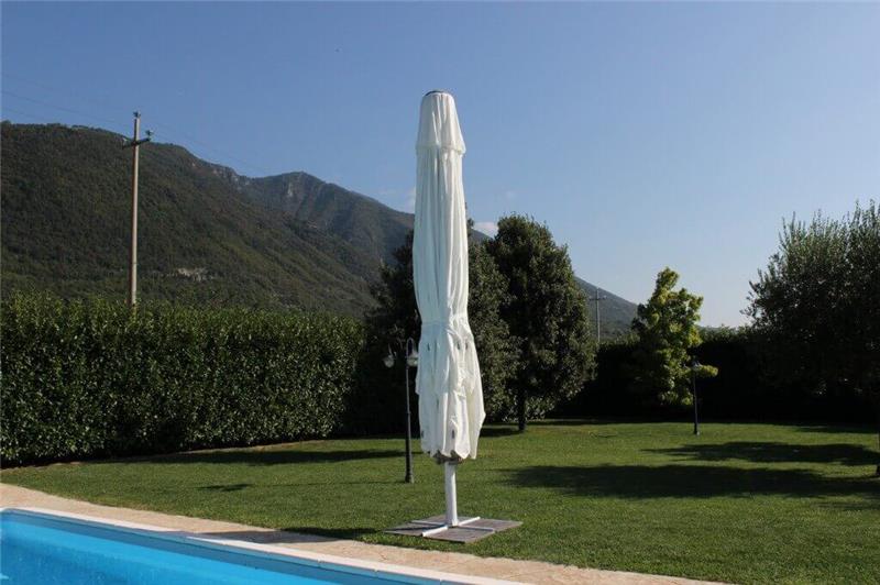 OMBRELLONE GIOVE IN COLORE BIANCO 5 X 5 MT