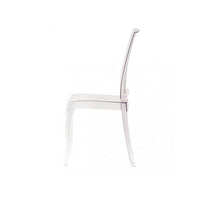 SEDIA PARIS IN POLICARBONATO DESIGN MODERNO CONFORTEVOLE PER INTERNI 46,3X55X97,5H CM