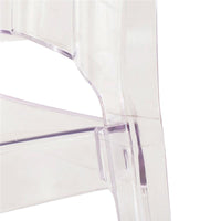 SEDIA PARIS IN POLICARBONATO DESIGN MODERNO CONFORTEVOLE PER INTERNI 46,3X55X97,5H CM