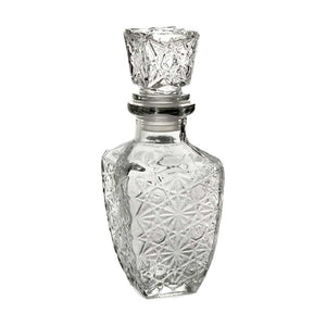 BOTTIGLIA IN VETRO CON RILIEVO 17H CM 250ML