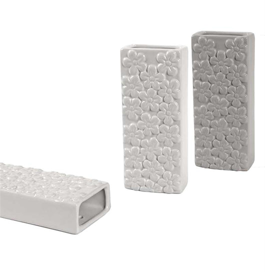 EVAPORATORE DA TERMOSIFONE STILE FLOREALE IN CERAMICA DA 20 CM IN COLORE ASSORTITO